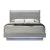 SM Paradox Gloss Laminate Platform Bedroom Set w/LED Light