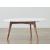 Nero Authentic Marble Round Coffee Table w/ Wood Legs