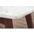 Nero Authentic Marble Rectangle Coffee Table w/ Wood Legs