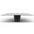 Yoroi W78.7-inch Ceramic/Metal/Wood Customizable Rectangular Dining Table