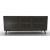Universal Ceramic/Wood Customizable Sideboard w/3 Glass Doors & Metal Legs