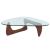 Imperial Triangle Glass Coffee Table