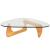Imperial Triangle Glass Coffee Table