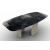 Twins W78.7-inch Ceramic/Metal Customizable Elliptical Dining Table