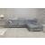 Nicole Leather L-Shaped Sectional Sofa