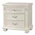 Valentina 3-Drawer Wood Veneer Nightstand