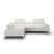 Nila Premium Leather Left Facing Chaise Sectional