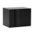 Carbon 2 Drawer Night Table, Left Side Facing
