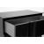 Carbon 2 Drawer Night Table, Left Side Facing