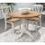 Wirloni Farmhouse Dining Side Chair | Antique White & Brown