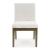 Baskinger Upholstered Dining Side Chair | Sculptural Wood Design