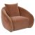 Yahya Fabric Swivel Accent Chair