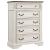 Noble 5-Drawer Wood Veneer Chest