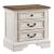 Noble 3-Drawer Wood Veneer Nightstand