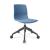 Noom 50 Polypropylene Swivel Gaslift Chair w/5 Spoke Castors