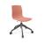 Noom 50 Polypropylene Swivel Gaslift Chair w/5 Spoke Castors