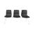 Noom 50 Polypropylene Beam Seating (3 Chairs)