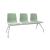 Noom 50 Polypropylene Beam Seating (3 Chairs)
