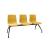 Noom 50 Polypropylene Beam Seating (3 Chairs)