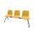 Noom 50 Polypropylene Beam Seating (3 Chairs)
