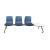 Noom 50 Polypropylene Beam Seating (3 Chairs & Table)