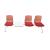 Noom 50 Polypropylene Beam Seating (3 Chairs & Table)