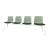 Noom 50 Polypropylene Beam Seating (4 Chairs)