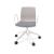 Noom 50 Polypropylene Swivel Gaslift Chair w/5 Spoke Castors & Arms