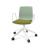 Noom 50 Polypropylene Swivel Gaslift Chair w/5 Spoke Castors & Arms