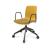Noom 50 Polypropylene Swivel Gaslift Chair w/5 Spoke Castors & Arms