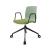 Noom 50 Polypropylene Swivel Gaslift Chair w/Castors & Arms