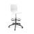 Noom 50 Polypropylene Swivel Gaslift Draughtman Chair w/5 Spoke Castors