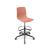 Noom 50 Polypropylene Swivel Gaslift Draughtman Chair w/5 Spoke Castors