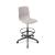 Noom 50 Polypropylene Swivel Gaslift Draughtman Chair w/5 Spoke Castors