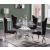 Noralie 72955 Glass/Mirror Round Dining Table