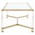 Nouveau Glass/Steel/Acrylic Rectangular Dining Table