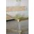 Nouveau Glass/Steel/Acrylic Rectangular Dining Table