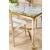 Nouveau Glass/Steel/Acrylic Rectangular Dining Set