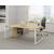 Nova Basic Melamine Lockable Bookcase w/Shelves & Sliding Plexiglas Door