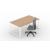 Nova O Executive Office Desk w/Metal Frame