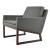 Nova Sled Wood Lounge Armchair