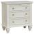 Sandy Beach Wood Nightstand w/3 Drawers