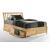 Spices Nutmeg Wood K-Series High/Low Platform Bed