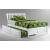 Spices Nutmeg Wood K-Series High/Low Platform Bed
