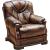 Oakman Leather/Eco-Leather Chair