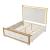 Obsession Bed with Fabric Upholstered Headboard, Storage Drawers & LED Lighting