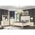 Obsession Bed with Fabric Upholstered Headboard, Storage Drawers & LED Lighting