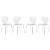 Oyster Plastic Side Chair (Set of 4)