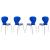 Oyster Plastic Side Chair (Set of 4)