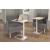Mobi Mobile Office Coffee Table w/Metal Base
